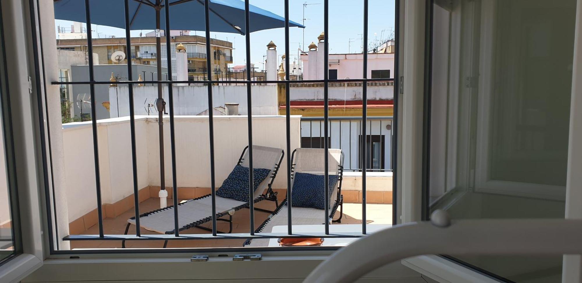 Atico Aire De Triana Sevilha Exterior foto